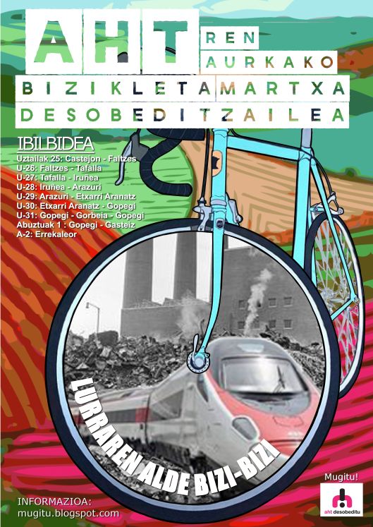 AHT bizikleta martxa 2015  Castejon-Gasteiz